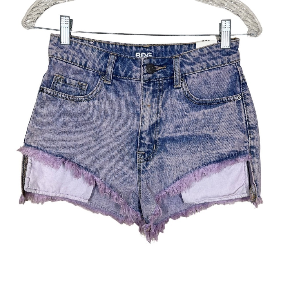 Urban Outfitters BDG High Rise Lou Shortie Cutoff Jean Denim Shorts Size 25